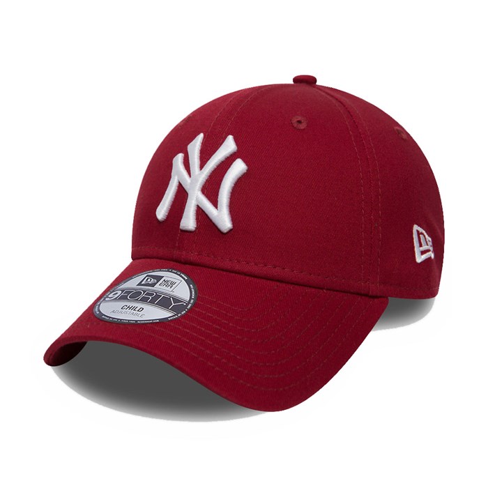 New York Yankees Lapset 9FORTY Lippis Punainen - New Era Lippikset Myynti FI-394561